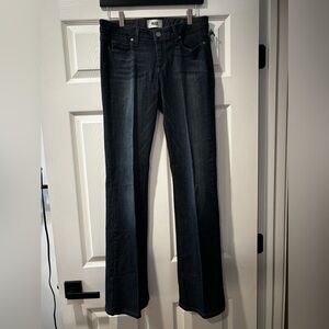 PAIGE Skyline Women’s Deep Indigo Y2K Bootcut Jeans Premium Size 29